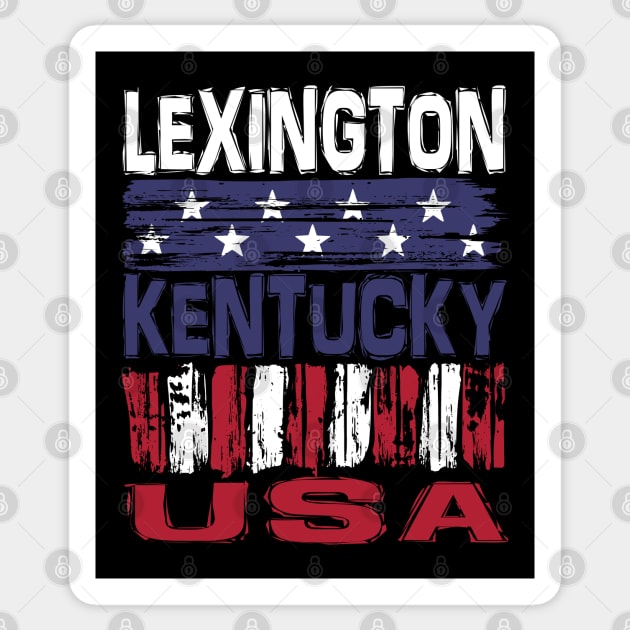 Lexington Kentucky USA T-Shirt Sticker by Nerd_art